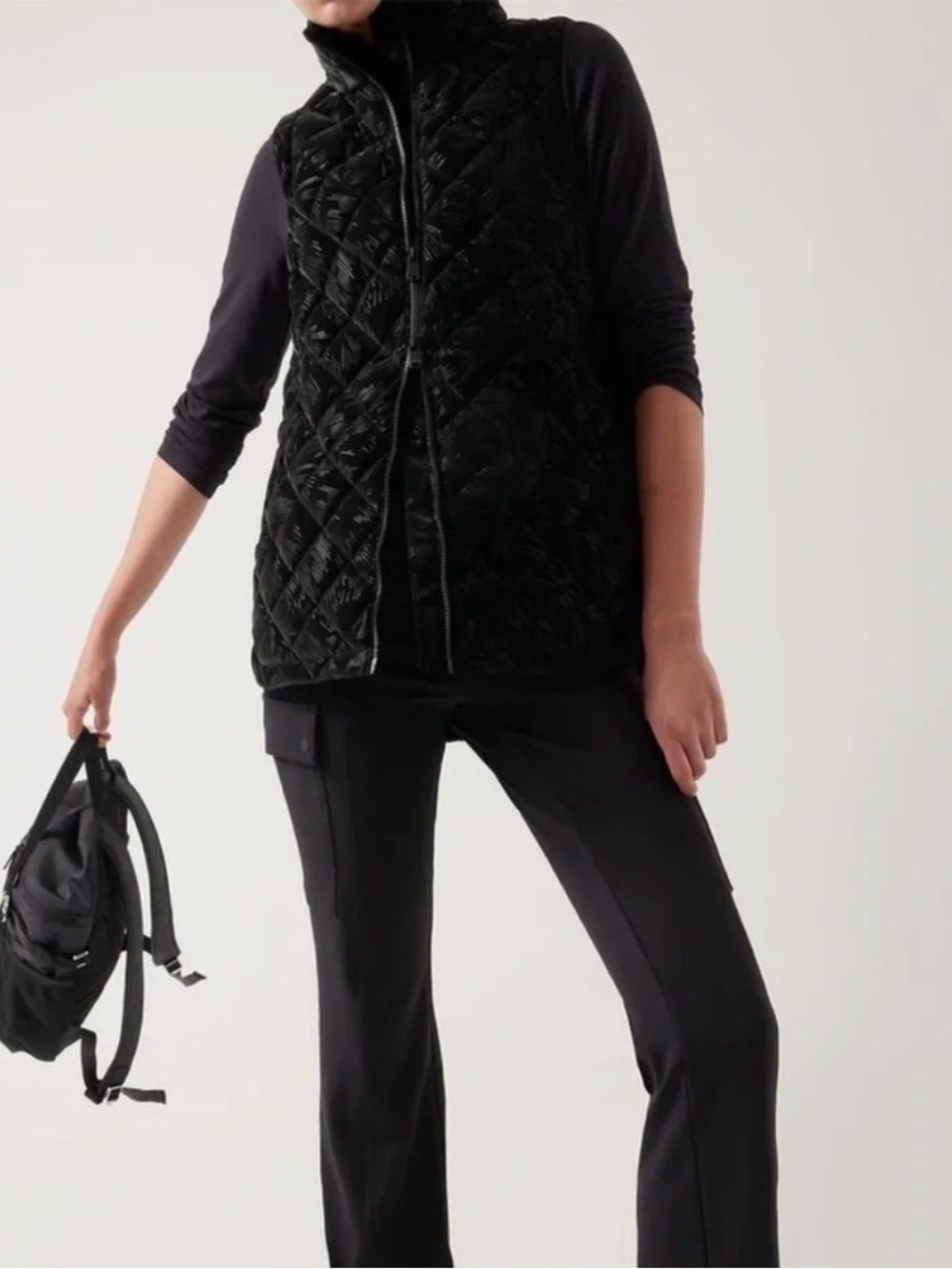 Athleta Featherless Velvet Vest - Picture 3 of 7